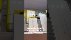 Lithiumpolymerbatterijen in alle maten.