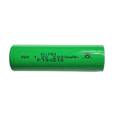 kopen 1.2v 2000mah Aa Nickel oplaadbare batterij NiMH Lithiumbatterij online manufacture