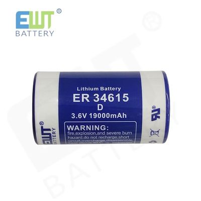 kopen 3.6V D Grootte ER34615 Lithium Thionyl Chloride batterij Fabrikanten cilindrische LISOCL2 batterij online manufacture