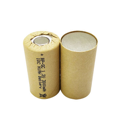 kopen Nickel 10c batterijcel Sub-C SC3000mah 1,2 V Ni Mh oplaadbare batterij online manufacture