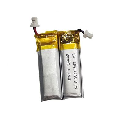 kopen Persoonlijke Lithium Polymer Battery LP601235 3.7v 250mAh LiPo Battery online vervaardiging