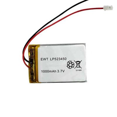 kopen Krachtige Lithium Polymer Battery 3.7v 1000mah 402035 Battery CE online manufacture