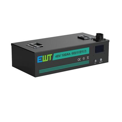 kopen Gepersonaliseerde 48v 100ah Lithium Li-ion batterij Fosfaatbatterij Pack online manufacture