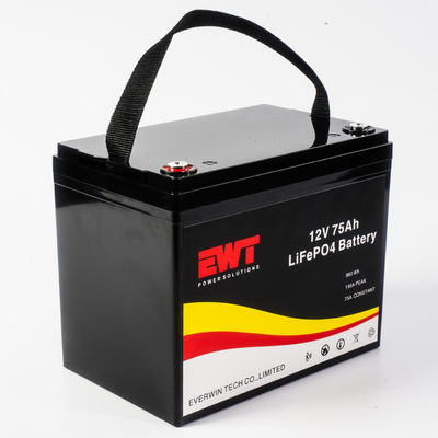 kopen Golfkarretjes opslag 12V Lithium LiFePO4 LFP batterijpakket 12.8V 75Ah Lithium ijzerfosfaat vervangende batterij online manufacture