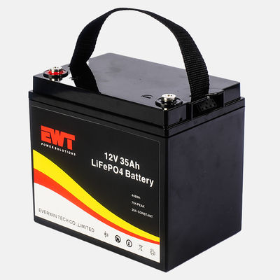 kopen Solar Energy System 12V 35Ah Lithium Iron Phosphate Battery 12.8V LiFePO4 LFP Lithium Battery Pack met BMS online manufacture