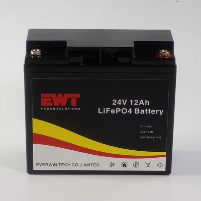 kopen Oplaadbare LFP LifePo4 accu 24V 12AH voor UPS zonne-systeem online manufacture