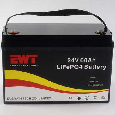 kopen EWT LiFepo4 batterijpakket 24V 60AH met grote LCD-scherm monitorcapaciteit online manufacture