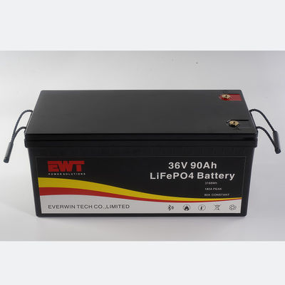 kopen 36V 90AH LifePo4 batterijpakket OEM Service Verkoop met opslagvochtigheid 65±20% RH Hoge veiligheid online manufacture