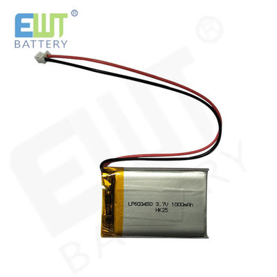kopen Ondersteunde Lithium Ion Polymer Battery LP603450 3.7V 1000mAh online manufacture