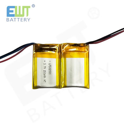 kopen 4.2V oplaadspanning en Li-Poly-batterij met zakcellen LP502030 3.7V 250mAh online vervaardiging