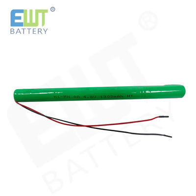 kopen Hoge energie-dichtheid NiMH AA 4.8V 1300mAh NiMH batterij oplaadbaar met luchtvervoer optie online manufacture