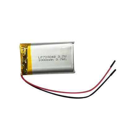kopen LP703048 3,7V 1000mAh Lithium Polymer oplaadbare batterij online vervaardiging