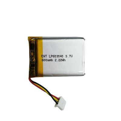 kopen JST/Aangepast type aansluiting NO voor lithiumpolymerbatterij LP603040 online vervaardiging