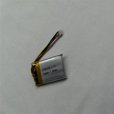 kopen Lithiumpolymer oplaadbare batterij LP552036 3.7V 340mAh voor noodvoorziening online vervaardiging