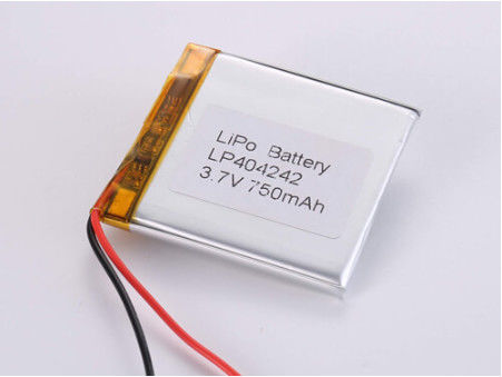 kopen LP404242 3.7V 750MAH ROHS Certified Lithium Polymer Battery -20°C To 60°C for Your B2B Requirements online vervaardiging