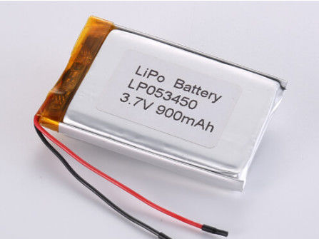 kopen LP053450 3,7V 900MAH Li-ionbatterijen fabrikanten Chemische samenstelling Lithiumpolymer Hoogcapaciteit LiPo Pack Ontladingstemperatuur -20°C Tot 60°C online manufacture