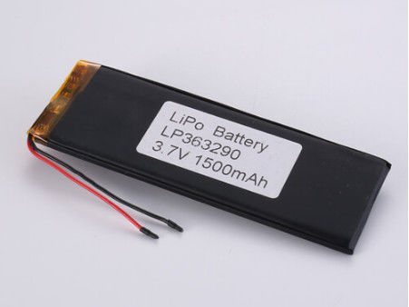 kopen Zilver 3.7V 1500MAH Li-ionbatterijen Fabrikanten LiPo-batterijen met een hoge capaciteit met een A-klasse en een piekontladingspercentage van 1C online vervaardiging