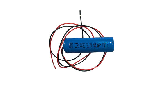 kopen Lithium Iron Phosphate Battery Pack ICR14430 3.7V 600MAH 14.6V±0.2V Charge Voltage Lithium Ion Battery Pack online vervaardiging