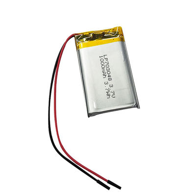 Vermogen Lithium Polymer Battery 3.7v 1000mah LiPo Battery 703048