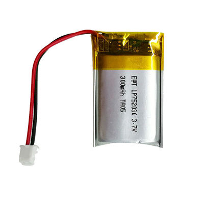 752030 Mini Lipo-accu 3.7v 300mah Oplaadbare Li-polymer accu