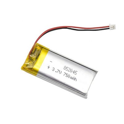 Vermogen 3.7v 750mah Oplaadbare batterij Kleine LiPo batterij Polymer