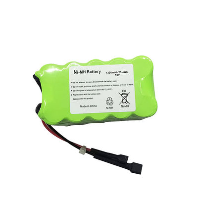 18v 1300mah Nickel oplaadbare batterij Nimh oplaadbare Aa batterij Pack