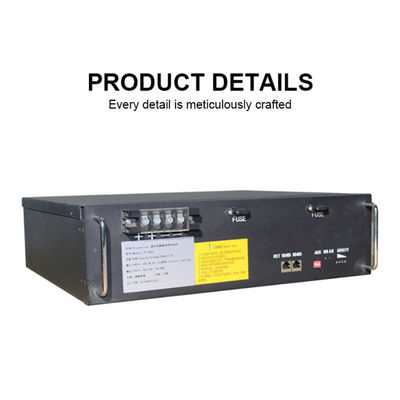 Zwart 48V Lithium Iron Phosphate Battery Pack Elektrische motor Lifepo4 Battery