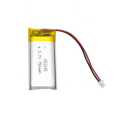 OEM / ODM Lithium Polymer Battery Pack 3.7V 750MAH LiPo Battery LP852045