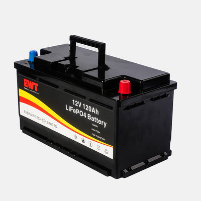 Reisende Li ijzerfosfaatbatterij 120Ah 12.8V Lithium Ion LiFePO4 batterij