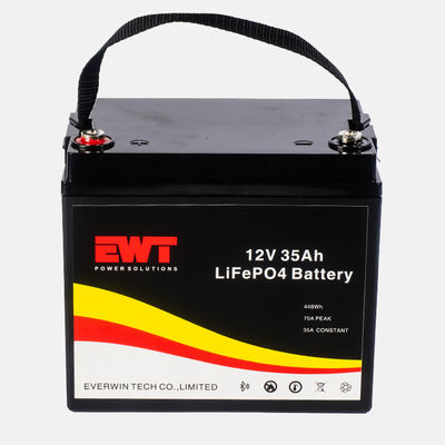Auto 12V LiFePO4 LFP Lithiumbattery Pack 12.8V 35Ah Lithium Iron Phosphate Battery voor RV EV-systemen