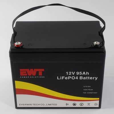 Oplaadbare 12V 95Ah Lifepo4 batterij voor zonne-energiesystemen