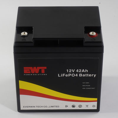 Lichte 4,5 kg 12V 42Ah Lithium Iron Phosphate batterij voor uw industriële behoeften