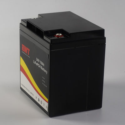 Draagbare UPS-batterij hoge capaciteit 24V IFR32700 18Ah Lifepo4-batterij met snel opladen