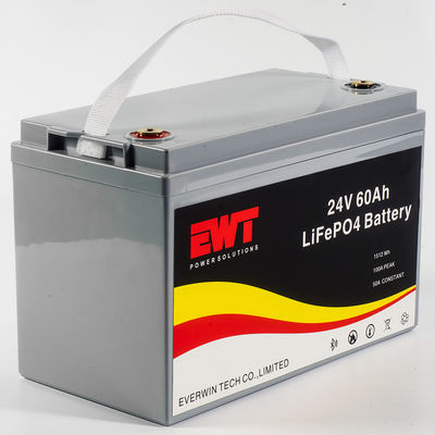 Maximale continue ontladingsstroom van 30A 24V lithium-ionbatterij voor zeelift/luchtlevering Tijdsbestek -20°C tot 45°C