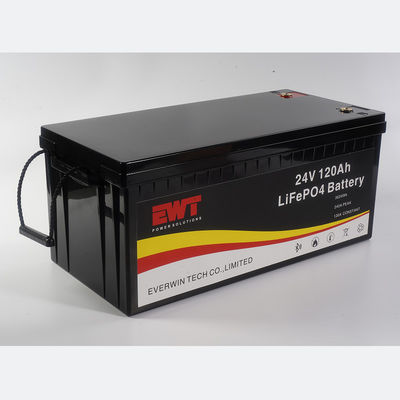 Draagbare 24V 120Ah oplaadbare batterij met op maat gemaakte T8 terminal