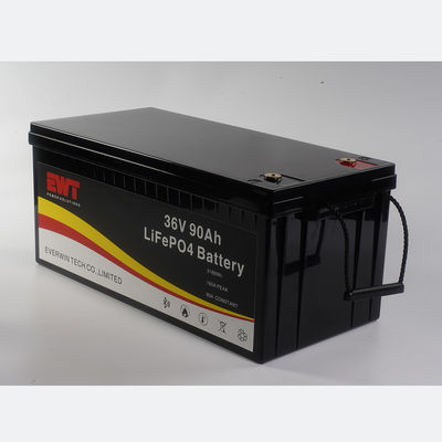 36V 90AH Lifepo4 batterij voor golfkarretje vorklift elektrische scooter zonne