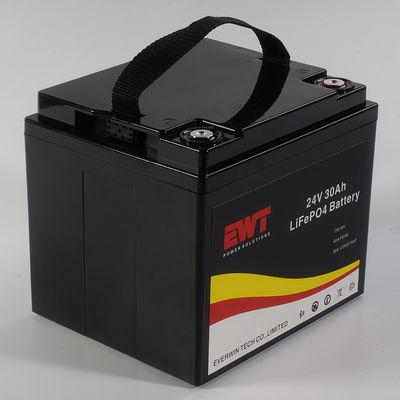 LiFePO4-batterij 24V LFP-cel -20°C tot 45°C Maximale continue ontladingsstroom 30A Hoogtemperatuurprestaties 640Wh