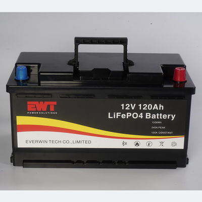 12V 120AH LFP-batterijpakket Langdurig voor RV-omvormer