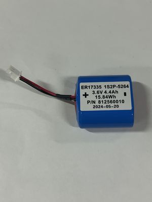 3.6V spanning lithium thionylchloride batterij met blauw logo en aangepast logo
