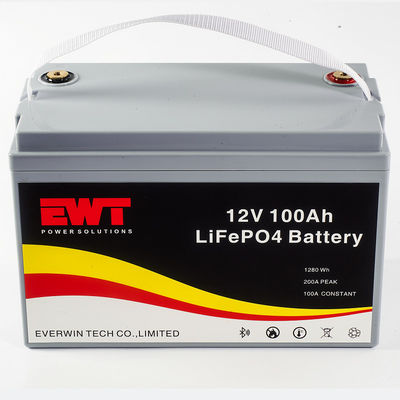 OEM 12V 100ah LiFePO4 batterij met Smart BMS 5000 cycli Off-Grid toepassing