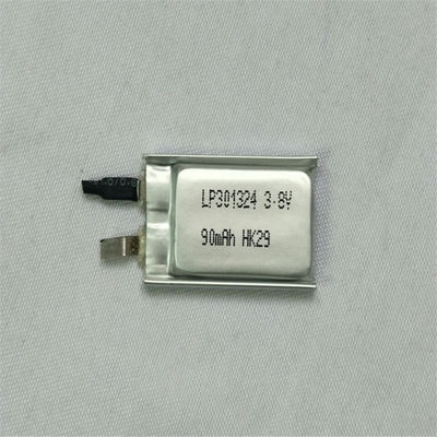 Li-polymercel Lithium-polymerbatterij met PCB-bescherming en 4,2 V-oplaadspanning