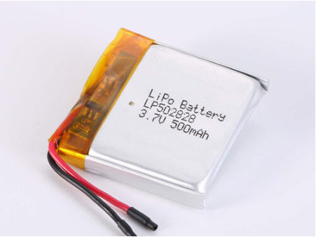 LP502828 3.7V 500MAH Lithium-polymerbatterij met JST/op maat gemaakte connectortype en ROHS-certificaten Spanning 3.7V Anodemateriaal Andere