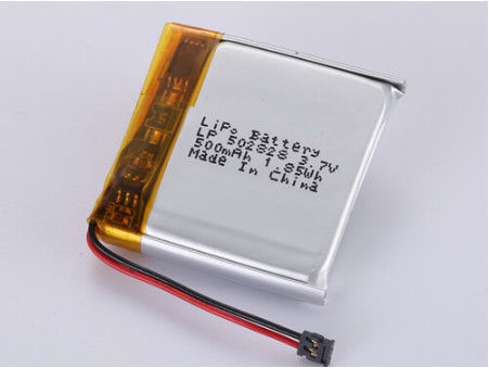 Langdurige LP502828 3,7 V 500 MAH lithiumpolymerbatterij voor TNT-levering en elektronische apparaten