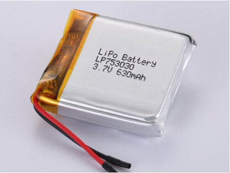 LP753030 3.7V 630MAH zilveren lithium-polymerbatterij voor langdurige prestaties
