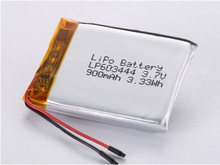 LP603444 3,7V 900MAH Li-ionbatterijen fabrikanten Muntgrootte Lithiumpolymerabatterij A-klasse voor oplaadbare apparaten