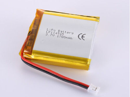 Sharp Square LiPo-accu-pakket met een hoge capaciteit en een zacht ontwerp voor langdurige prestaties LP114545 3.7V 1700MAH