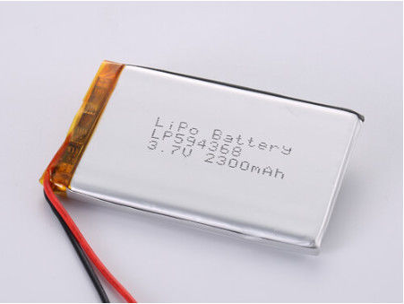 Oem Acceptabele Open Spanning 3.7V 2300MAH Lithium Polymer Battery met 1 jaar houdbaarheid en nominale spanning van 3.7v