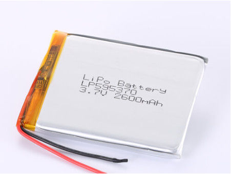 LP595370 3.7V 2600MAH oplaadbare batterij 1 jaar houdbaarheid Lithiumpolymer voor OEM-compatibiliteit
