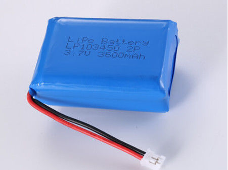 LP103450 3.7V 3600mAh Li-ionbatterijen Fabrikanten Lipo-batterijen Lithiumpolymer oplaadbaar met open spanning Modelnaam