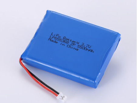 Li-polymer Lithium-polymerbatterij 3.7V 5500MAH met 1C-ontladingstroom